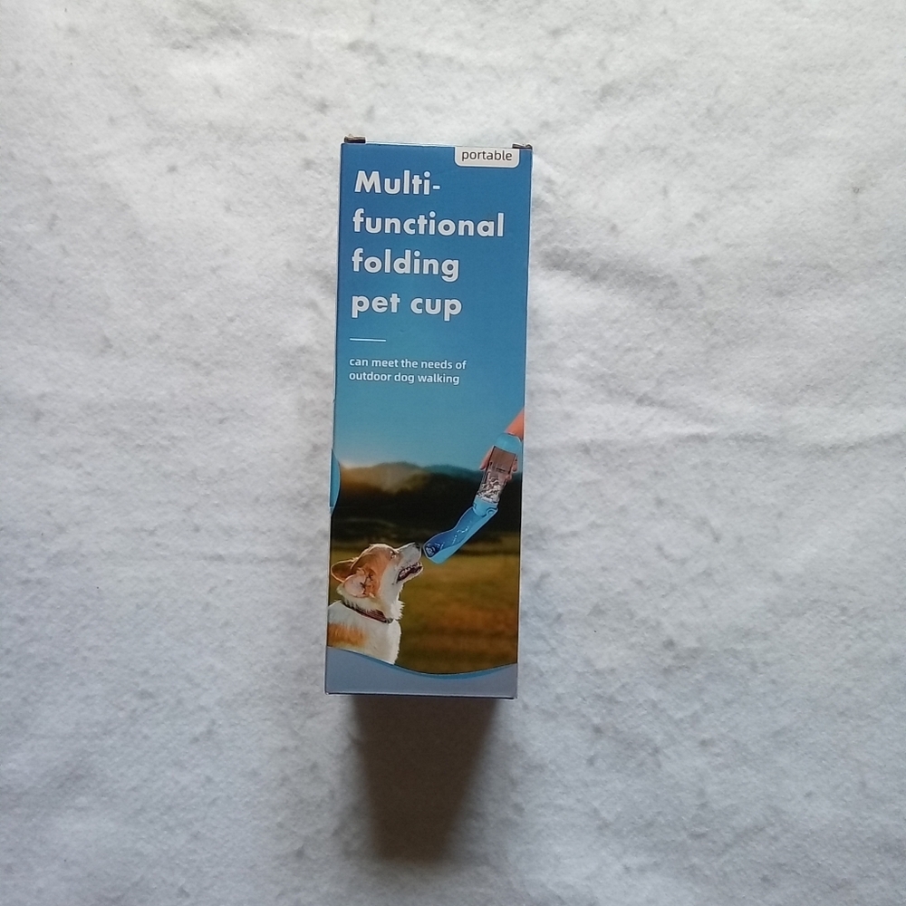 Portable 2 in 1 pet water bottle